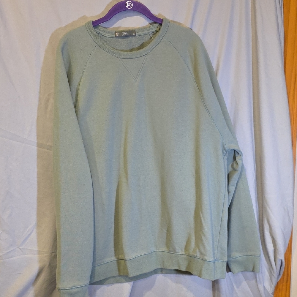 Men's Crewneck Sweater in Soft Green